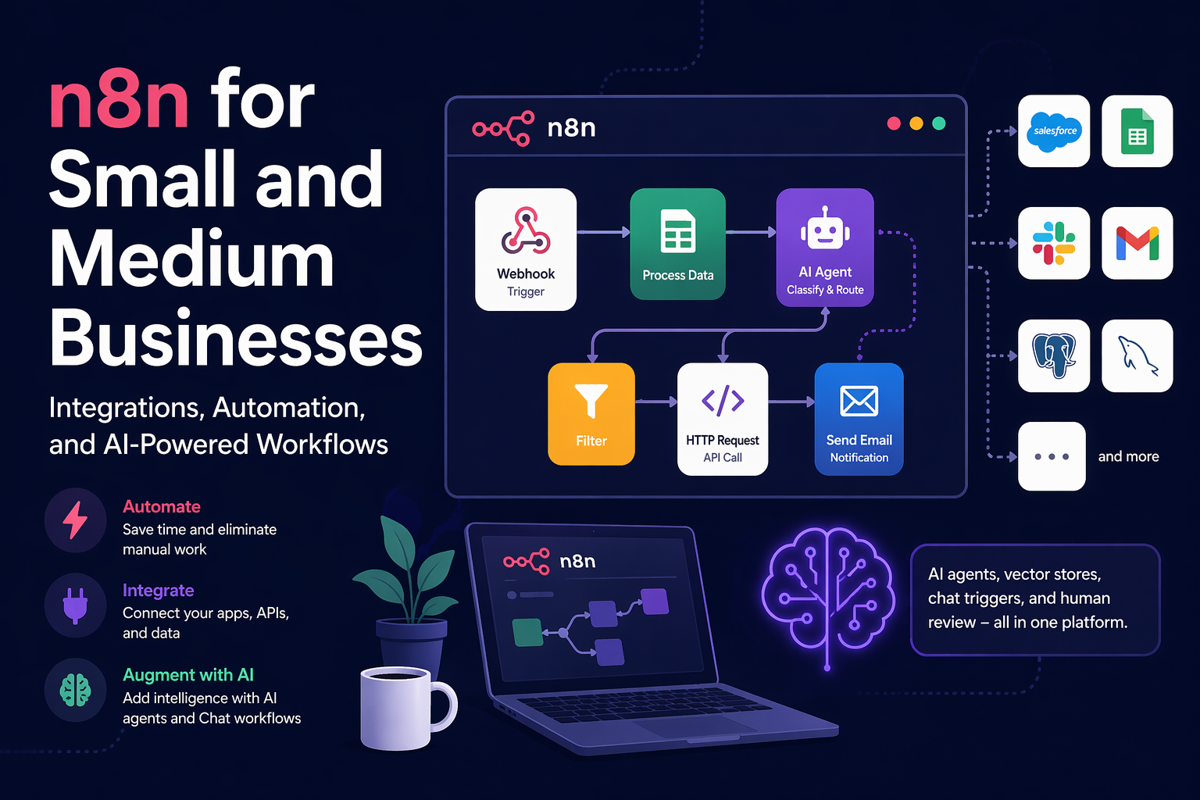 n8n for Small and Medium Businesses: A Practical Guide to Integrations and Automation